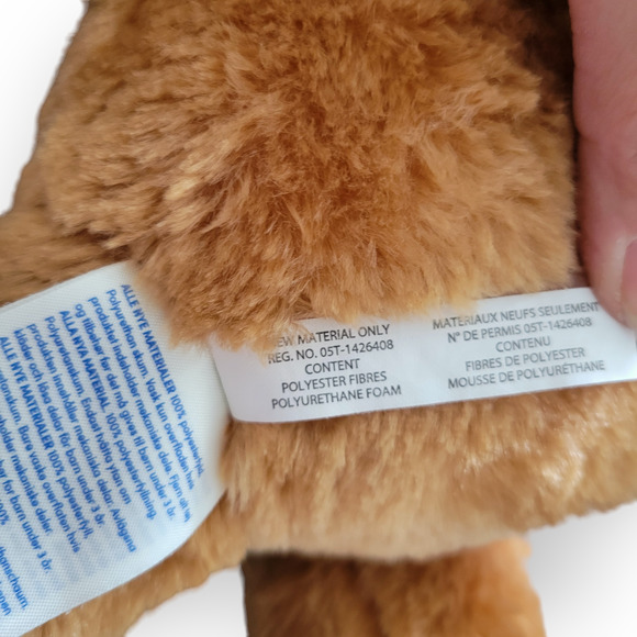 Build A Bear Workshop Chocolate Chunk Pup Soft Brown Plush Toy Animal - Picture 5 of 8